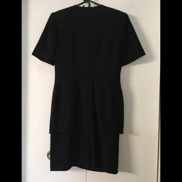 Kasper A.S.L.Midi Dress 8🌟Logo Buttons Front Career Workwear Officially Classic - Picture 10 of 13